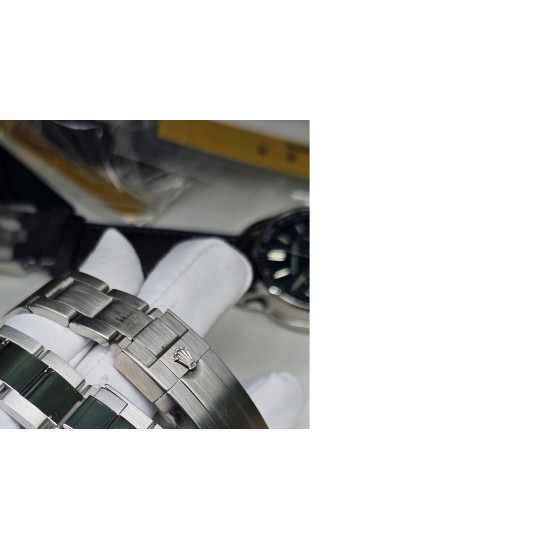 Rolex-Daytona 126529 40mm Le Mans Platinum Wrapped On SS/SS Black Dial QF V9 DD4132 Max(Gain Weight) (24Hour Subdial)