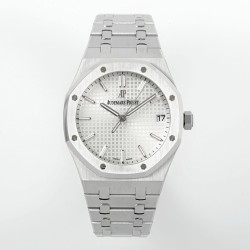 Audemars Piguet-Royal Oak 41mm 15500 SS/SS Silver/Stk APSF A4302 Super Clone