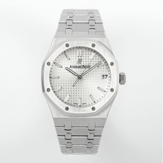 Audemars Piguet-Royal Oak 41mm 15500 SS/SS Silver/Stk APSF A4302 Super Clone