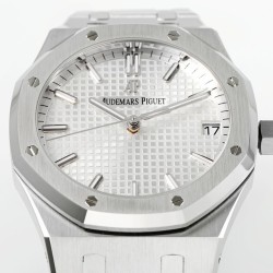 Audemars Piguet-Royal Oak 41mm 15500 SS/SS Silver/Stk APSF A4302 Super Clone