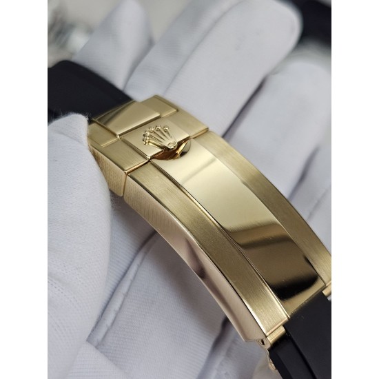 Rolex-Daytona 126518 40mm YG/RU Gold/Black VSF V2 DD4131(18K Yellow Gold Wrapped) Supper Clone