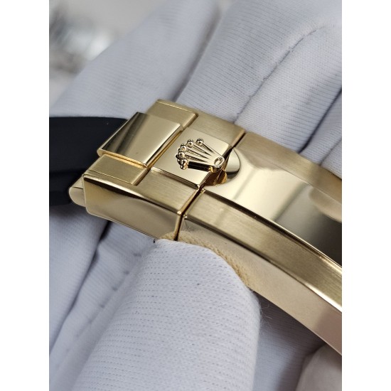 Rolex-Daytona 126518 40mm YG/RU Gold/Black VSF V2 DD4131(18K Yellow Gold Wrapped) Supper Clone