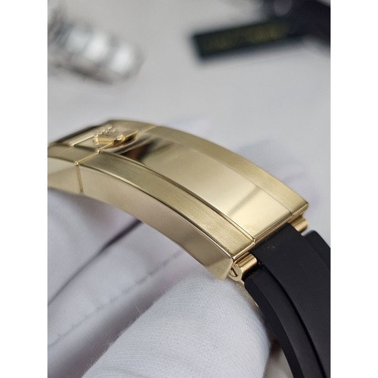 Rolex-Daytona 126518 40mm YG/RU Gold/Black VSF V2 DD4131(18K Yellow Gold Wrapped) Supper Clone