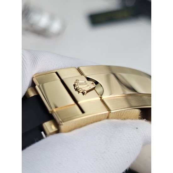 Rolex-Daytona 126518 40mm YG/RU Gold/Black VSF V2 DD4131(18K Yellow Gold Wrapped) Supper Clone