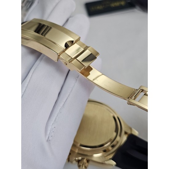 Rolex-Daytona 126518 40mm YG/RU Gold/Black VSF V2 DD4131(18K Yellow Gold Wrapped) Supper Clone