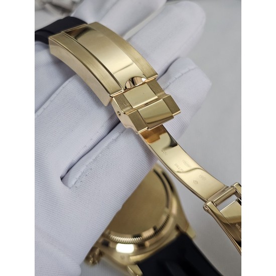 Rolex-Daytona 126518 40mm YG/RU Gold/Black VSF V2 DD4131(18K Yellow Gold Wrapped) Supper Clone