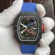 Richard Mille-RM67-02 France Black Customed Black Skeleton Dial on Blue Strap VAF CRMA7