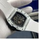 Richard Mille RM061 42mm Carbon Fiber/Rubber Strap Black Skeleton Dial ZF RMUL2