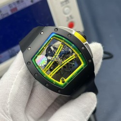 Richard Mille RM061 42mm Carbon Fiber/Rubber Strap Skeleton Dial ZF RMUL2 Super Clone