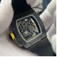 Richard Mille RM061 42mm Carbon Fiber/Rubber Strap Skeleton Dial ZF RMUL2 Super Clone