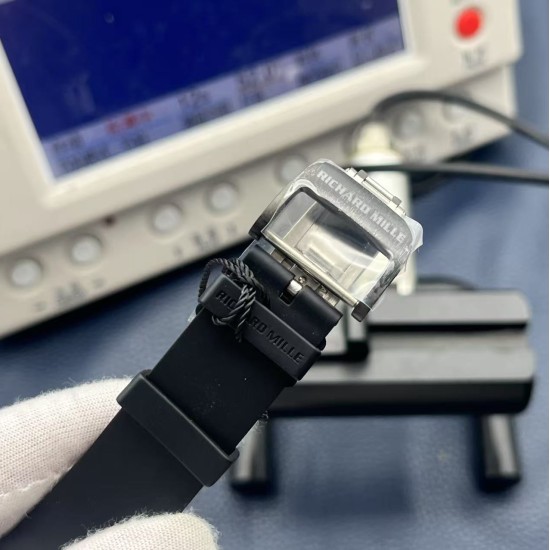 Richard Mille RM061 42mm Carbon Fiber/Rubber Strap Skeleton Dial ZF RMUL2 Super Clone