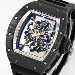 Richard Mille-RM055 43mm Gold NTPT/RU Skeleton Dial UOKF RMUL2 Super Clone