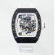Richard Mille 43mm RM055 White NTPT/RU Skeleton Dial UOKF RMUL2 Super Clone