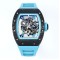 Richard Mille 43mm RM055 Yas Marina Circuit Blue NTPT/RU Skeleton Dial UOKF RMUL2 Super Clone
