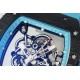 Richard Mille 43mm RM055 Yas Marina Circuit Blue NTPT/RU Skeleton Dial UOKF RMUL2 Super Clone