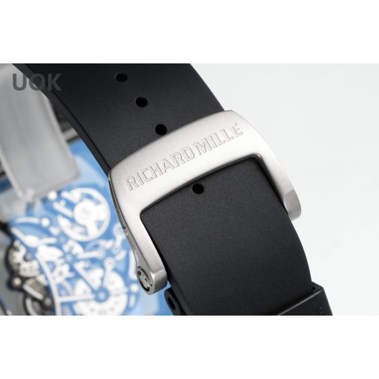 Richard Mille-RM055 43mm Black NTPT/RU Skeleton Dial UOKF RMUL2 Super Clone