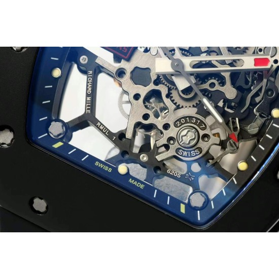Richard Mille RM035 Americas 40mm Black Ceramic/RU Skeleton Dial Sonic RMUL1