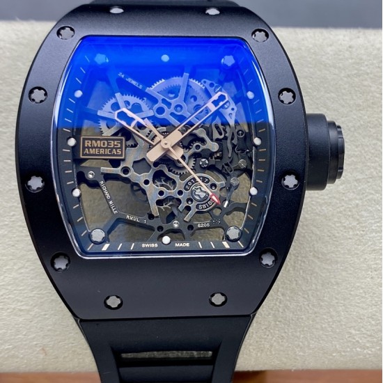 Richard Mille RM035 Americas 40mm Black RG/RU Skeleton Dial Sonic RMUL1