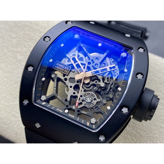 Richard Mille RM035 Americas 40mm Black RG/RU Skeleton Dial Sonic RMUL1