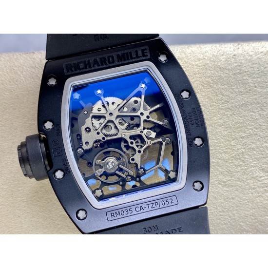Richard Mille RM035 Americas 40mm Black RG/RU Skeleton Dial Sonic RMUL1