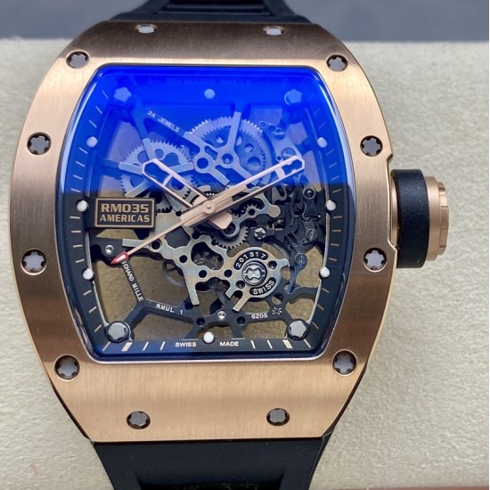 Richard Mille RM035 Americas 40mm RG/RU Skeleton Dial Sonic RMUL1