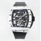 Richard Mille RM061 42mm Carbon Fiber/Rubber Strap Black Skeleton Dial ZF RMUL2