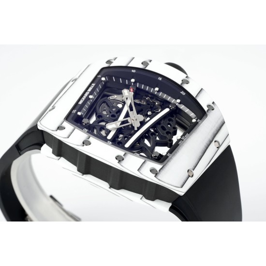 Richard Mille RM061 42mm Carbon Fiber/Rubber Strap Black Skeleton Dial ZF RMUL2