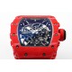 Richard Mille RM35-02 43mm Skeleton Dial With Red Rubber Strap ZF Clone RMUL2