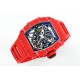 Richard Mille RM35-02 43mm Skeleton Dial With Red Rubber Strap ZF Clone RMUL2