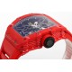Richard Mille RM35-02 43mm Skeleton Dial With Red Rubber Strap ZF Clone RMUL2