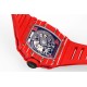 Richard Mille RM35-02 43mm Skeleton Dial With Red Rubber Strap ZF Clone RMUL2