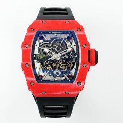 Richard Mille-RM35-02 45mm Skeleton Dial With Black Rubber Strap ZF Clone RMUL2