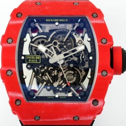 Richard Mille-RM35-02 45mm Skeleton Dial With Black Rubber Strap ZF Clone RMUL2
