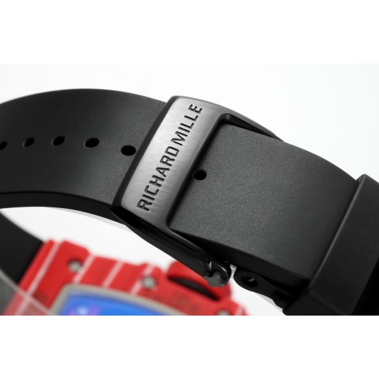 Richard Mille-RM35-02 45mm Skeleton Dial With Black Rubber Strap ZF Clone RMUL2