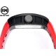 Richard Mille-RM055 43mm Black Cer/RU Skeleton Red Rehaut on Red Strap RMF RMUL2 Super Clone