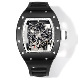 Richard Mille-RM055 43mm Black Cer/RU White Skeleton on Dial RMF RMUL2 Super Clone