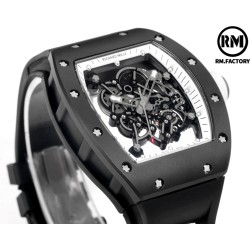 Richard Mille-RM055 43mm Black Cer/RU White Skeleton on Dial RMF RMUL2 Super Clone