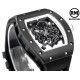 Richard Mille-RM055 43mm Black Cer/RU White Skeleton on Dial RMF RMUL2 Super Clone