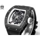 Richard Mille-RM055 43mm Black Cer/RU White Skeleton on Dial RMF RMUL2 Super Clone