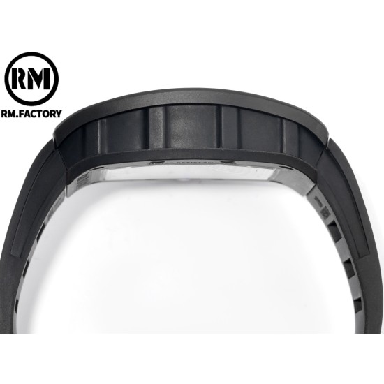 Richard Mille-RM055 43mm Black Cer/RU White Skeleton on Dial RMF RMUL2 Super Clone