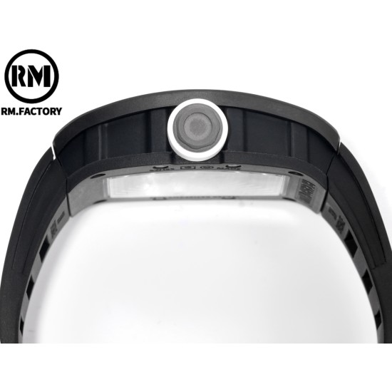 Richard Mille-RM055 43mm Black Cer/RU White Skeleton on Dial RMF RMUL2 Super Clone