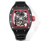 Richard Mille-RM055 43mm Black Cer/RU Red Skeleton Dial RMF RMUL2 Super Clone