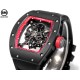 Richard Mille-RM055 43mm Black Cer/RU Red Skeleton Dial RMF RMUL2 Super Clone