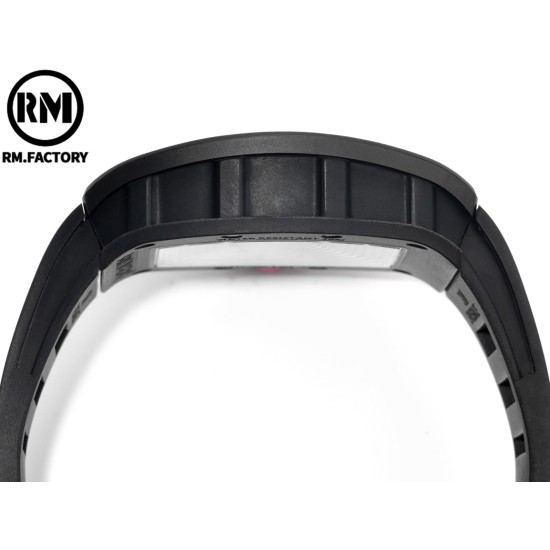 Richard Mille-RM055 43mm Black Cer/RU Red Skeleton Dial RMF RMUL2 Super Clone