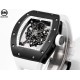 Richard Mille-RM055 43mm Black Cer/RU Skeleton White Rehaut on White Strap RMF RMUL2 Super Clone