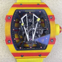 Richard Mille - RM027-03 Rafael Nadal 40mm Red/Yellw FC/VRU BBR Tourbillon Limited Edition
