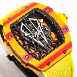 Richard Mille - RM027-03 Rafael Nadal 40mm Red/Yellw FC/VRU BBR Tourbillon Limited Edition