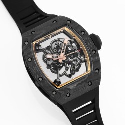 Richard Mille RM055 NTPT/RU 43mm Gold Rehaut on Black Rubber Strap BBR V4 RMUL2 Super Clone
