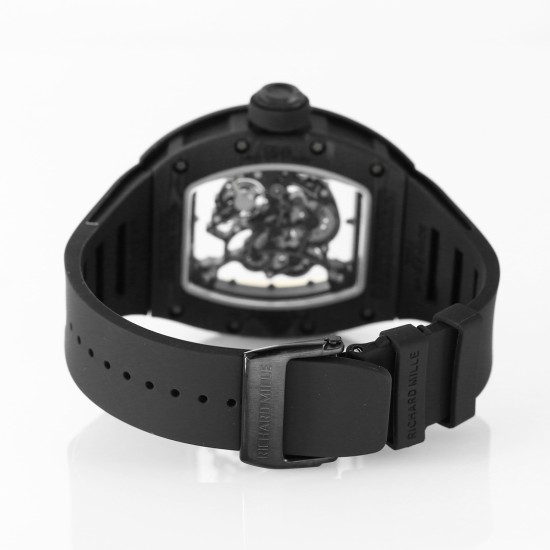 Richard Mille RM055 NTPT/RU 43mm Gold Rehaut on Black Rubber Strap BBR V4 RMUL2 Super Clone