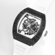Richard Mille RM055 NTPT/RU 43mm White Rehaut on White Rubber Strap BBR V4 RMUL2 Super Clone